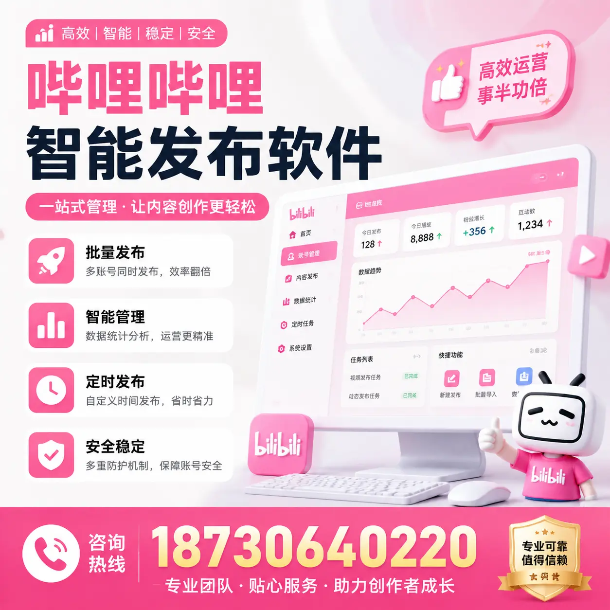如何评估哔哩哔哩智能发布软件的ROI?泰州 企业必读